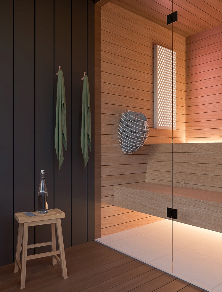 Portable Tiny House Laundry, Bathroom and Bedroom View